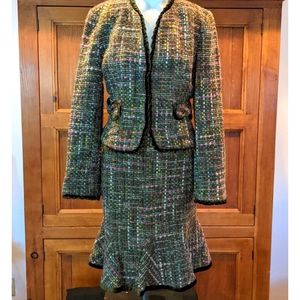 INC Bouclé Tweed Wool Skirt Set